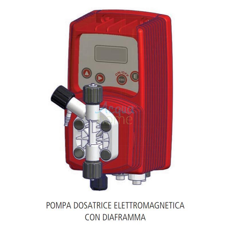 POMPA VMS PO 0408 FP 230VAC - POMPA DOSATRICE PH/REDOX PROPORZIONALE DIGITALE 8 L/H - 4 BAR - EMEC