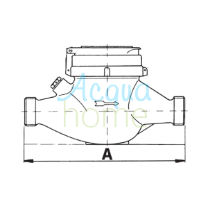 CONTATORE LANCIA IMPULSI ANDROMEDA DN40 1 1/2" 1IMP = 10L - GETTO MULTIPLO