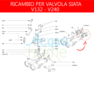 ATTACCO POSTERIORE DA 3/4" PER V132 - V240 - SIATA (FINO AD ESAURIMENTO SCORTE)