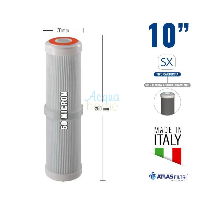 TS 10" SX 50 MCR - PLEATED FABRIC CARTRIDGE | ATLAS FILTRI