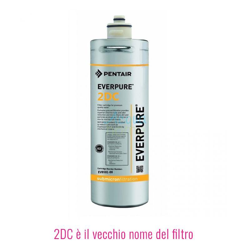 FILTRO EVERPURE AC2 (EX 2DC) 5.678 LITRI 0,2 MCR CONTROLLO BATTERICO