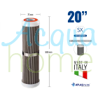 SA 20" A SX 50 MCR - WASHABLE PLEATED NET CARTRIDGE IN AISI 316 STAINLESS STEEL | ATLAS FILTRI