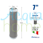 RA 7" A SX 70 MCR - WASHABLE TUBULAR NET CARTRIDGE IN AISI 316 STAINLESS STEEL - ATLAS FILTRI