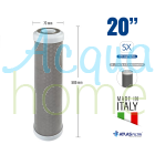 RA 20" C SX 70 MCR - WASHABLE TUBULAR NET CARTRIDGE IN AISI 304 STAINLESS STEEL - ATLAS FILTRI