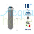 RA 10" A BX 70 MCR - AISI 316 STAINLESS STEEL TUBULAR WASHABLE NET CARTRIDGE - ATLAS FILTRI