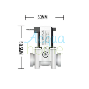 24VDC 1/4" F PLASTIC DRAIN SOLENOID VALVE WITH FASTON - ADJUSTABLE LIMIT FLOW