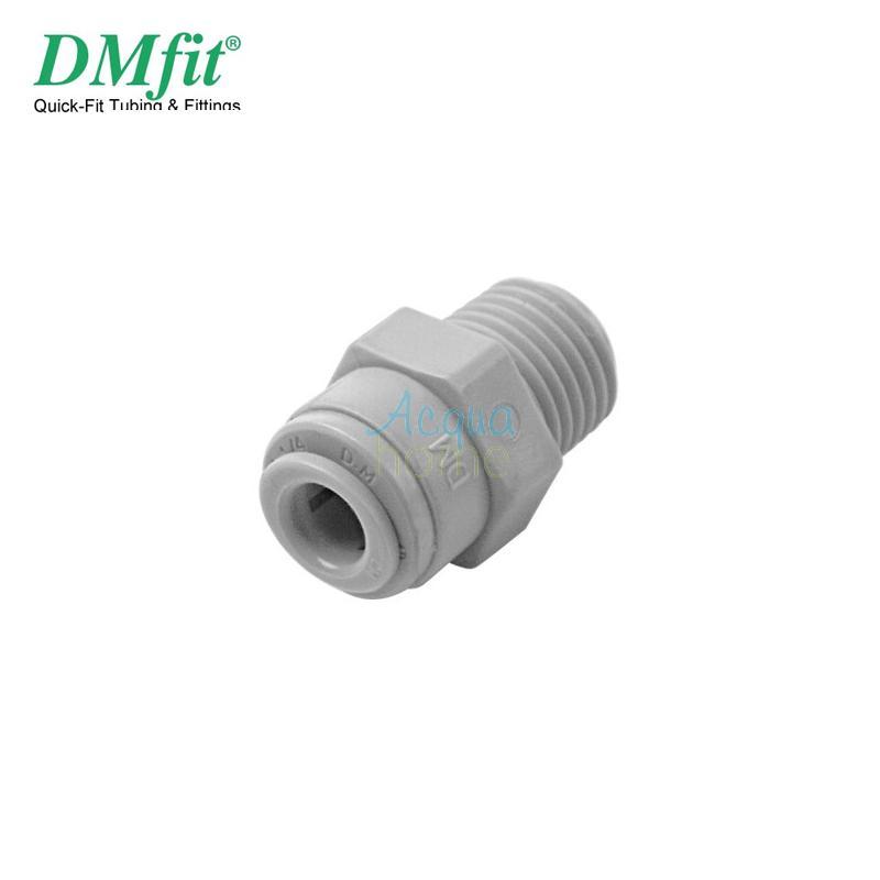 TERMINALE DIRITTO 3/8" TUBO X 1/8" FILETTO BSPT - DM FIT