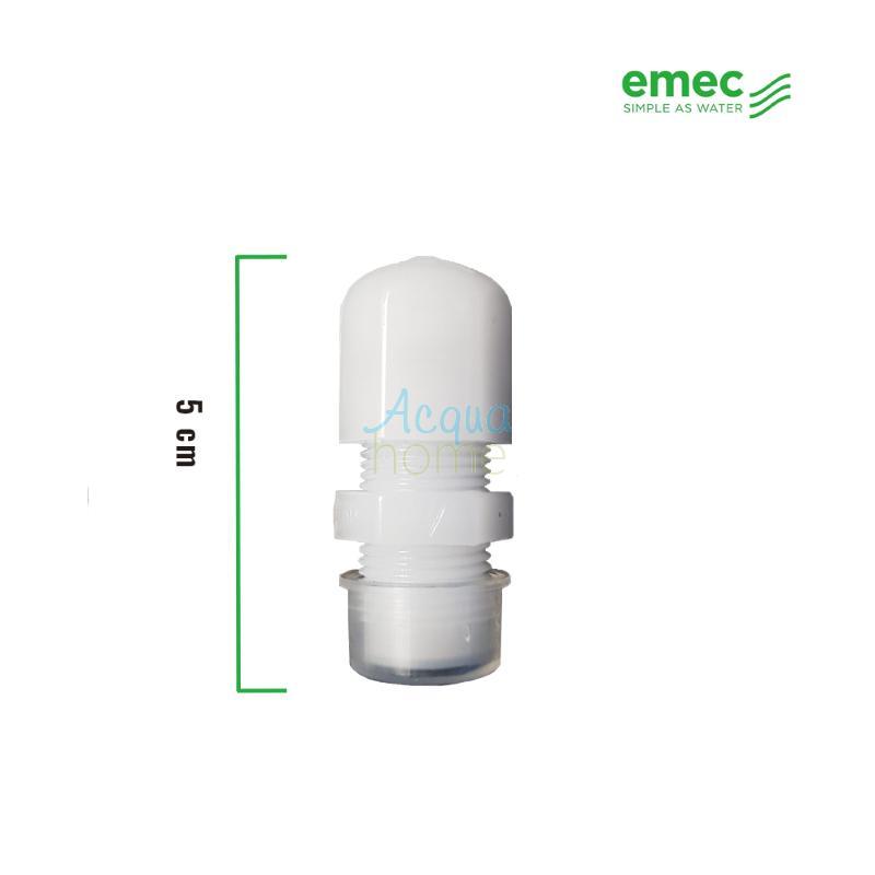 SUCTION/DELIVERY VALVE 1/2" 6X8 MM - PVDF + FP + CE (F SERIES PUMP BODY) - EMEC