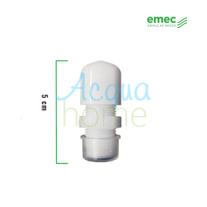 SUCTION/DELIVERY VALVE 1/2" 6X8 MM - PVDF + FP + CE (F SERIES PUMP BODY) - EMEC
