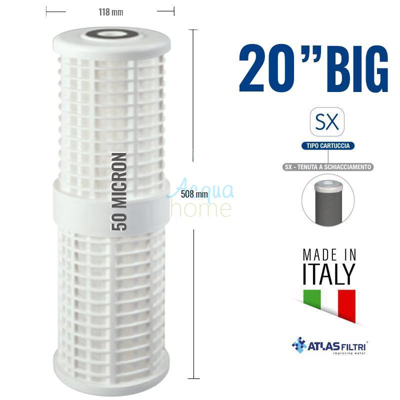 RL 20" BIG SX 50 MCR - WASHABLE NET CARTRIDGE | ATLAS FILTRI (20" BIG)