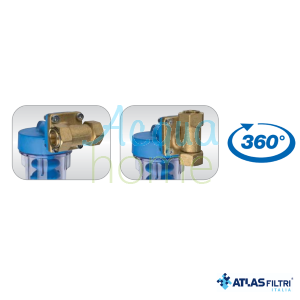 DOSAPLUS 4 DG - PROPORTIONAL POLYPHOSPHATE POWDER DISPENSER 1/2" CONNECTOR - ATLAS FILTRI ANTI-LIMESCALE SYSTEM