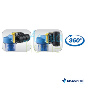 DOSAPLUS 13 WITH BYPASS - PROPORTIONAL POLYPHOSPHATE POWDER DOSER 1/2" CONNECTION - ATLAS FILTRI ANTI-LIMESCALE SYSTEM