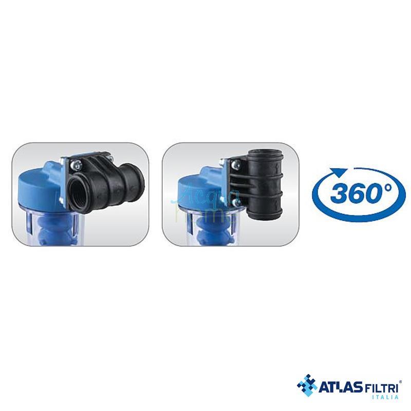 DOSAPLUS 14 - PROPORTIONAL POLYPHOSPHATE POWDER DISPENSER 1/2" CONNECTOR - ATLAS FILTRI ANTI-LIMESCALE SYSTEM