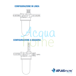 DOSAPLUS 33 - NEW PROPORTIONAL POLYPHOSPHATE POWDER DISPENSER 1/2" CONNECTOR - VERSATILE AND COMPACT ANTI-LIMESCALE SYSTEM - ATLAS FILTRI
