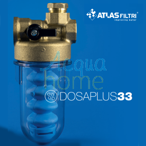DOSAPLUS 33 - NEW PROPORTIONAL POLYPHOSPHATE POWDER DISPENSER 1/2" CONNECTOR - VERSATILE AND COMPACT ANTI-LIMESCALE SYSTEM - ATLAS FILTRI