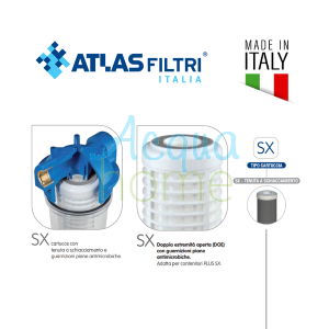 SENIOR TRIPLEX PLUS 3P AFO SX TS - 10" TRANSPARENT CONTAINER FILTER WITH 3/4" CONNECTION | ATLAS FILTERS