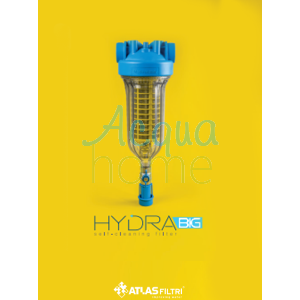 HYDRA BIG FILTER M 1"1/2 BSPP - RAH 90 MCR - MANUAL SELF-CLEANING WITH 2 PRESSURE GAUGES - ATLAS FILTRI