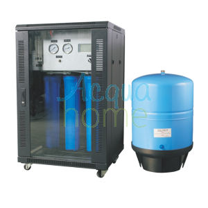 400 GPD REVERSE OSMOSIS SYSTEM PRODUCTION 65 L/H WITH 40L STEEL TANK