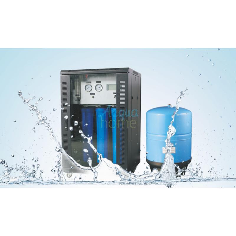 400 GPD REVERSE OSMOSIS SYSTEM PRODUCTION 65 L/H WITH 40L STEEL TANK