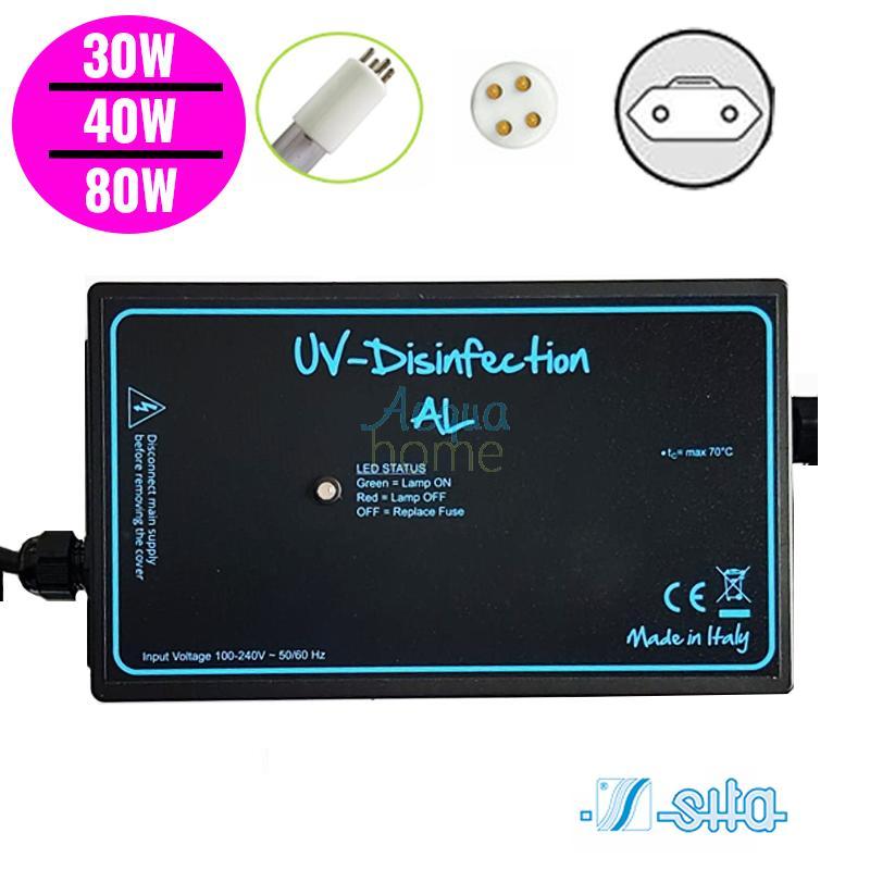 4-PIN BALLAST POWER SUPPLY 30W, 40W AND 80W FOR UV405, UV412, UV440 LAMPS - SITA