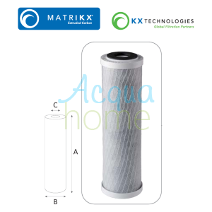 MATRIKX CTO/2 10" SX 5 MCR - EXTRUDED ACTIVATED CARBON BLOCK - MADE IN USA | ATLAS FILTRI