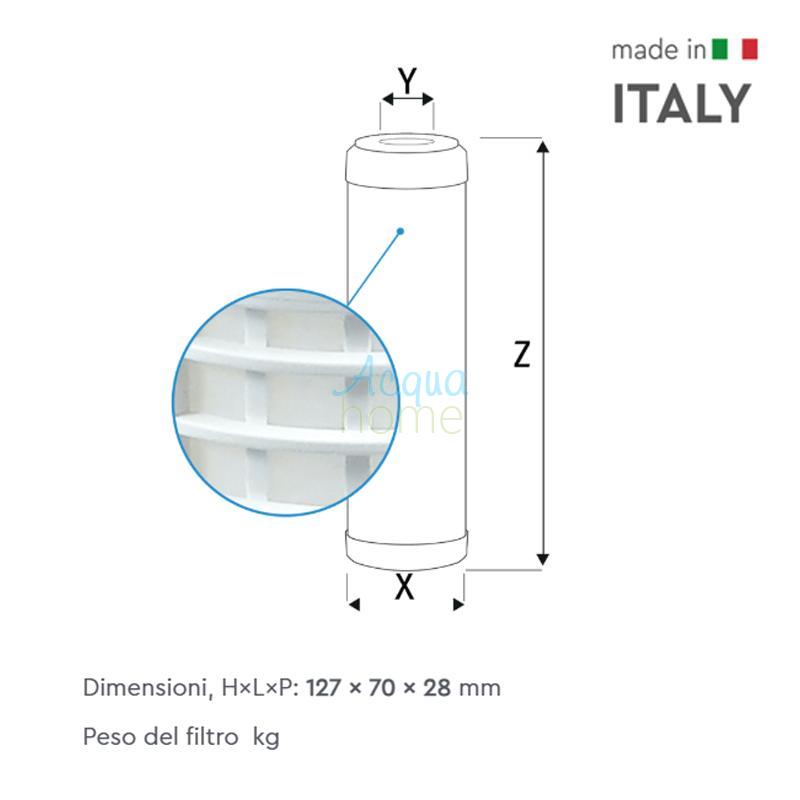 10" WASHABLE POLYAMIDE NET CARTRIDGE - 50 MCR (SPECIFIC FOR WASHABLE FILTER)