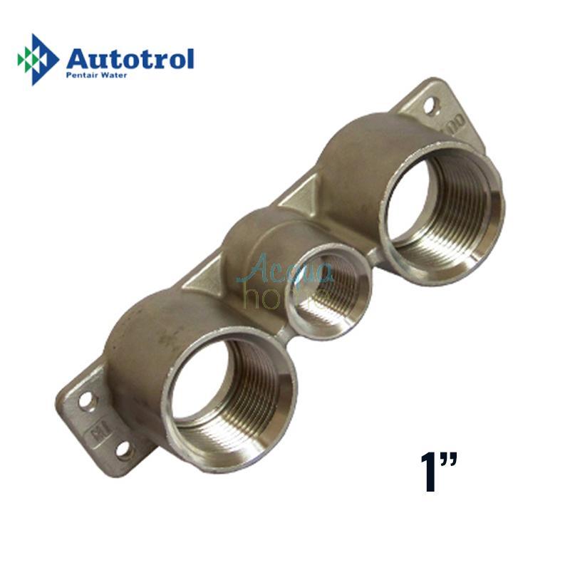 KIT ATTACCO OTTONE 1" SEMPLICE PER VALVOLA 255 AUTOTROL LOGIX