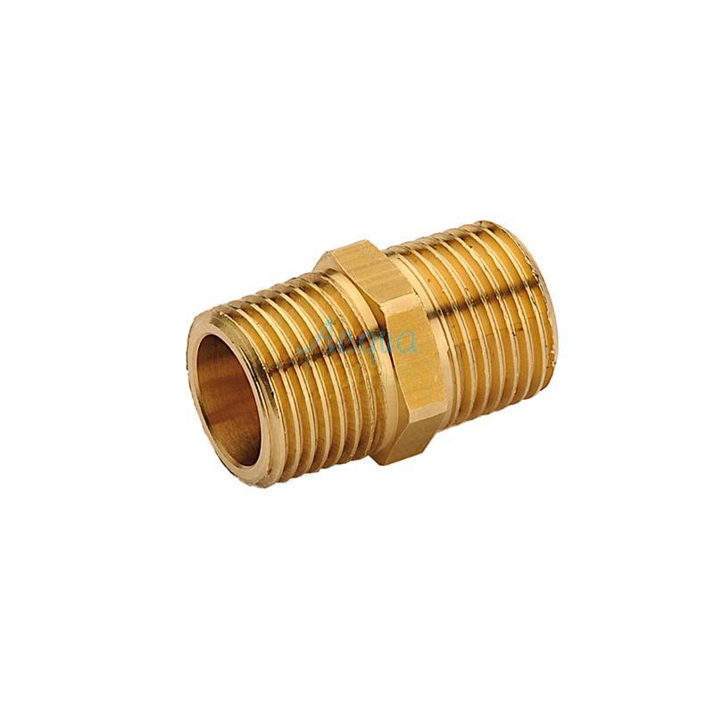 NIPPLO 1/4" OTTONE