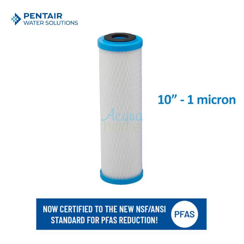 FILTRO CHLORPLUS PROTECT® 10" 1 MICRON ELIMINAZIONE PFAS / PFOS DALL'ACQUA - PENTAIR 