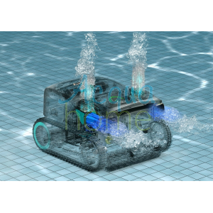 AIPER - ROBOT A BATTERIA SCUBA X1 PRO MAX SENZA CAVO ADATTO A TUTTE LE PISCINE FINO A 20M DI LUNGHEZZA - FLUIDRA