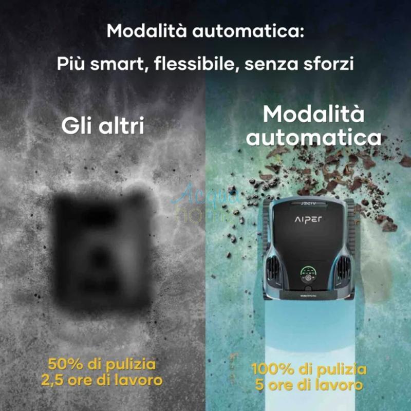 AIPER - ROBOT A BATTERIA SCUBA X1 PRO MAX SENZA CAVO ADATTO A TUTTE LE PISCINE FINO A 20M DI LUNGHEZZA - FLUIDRA