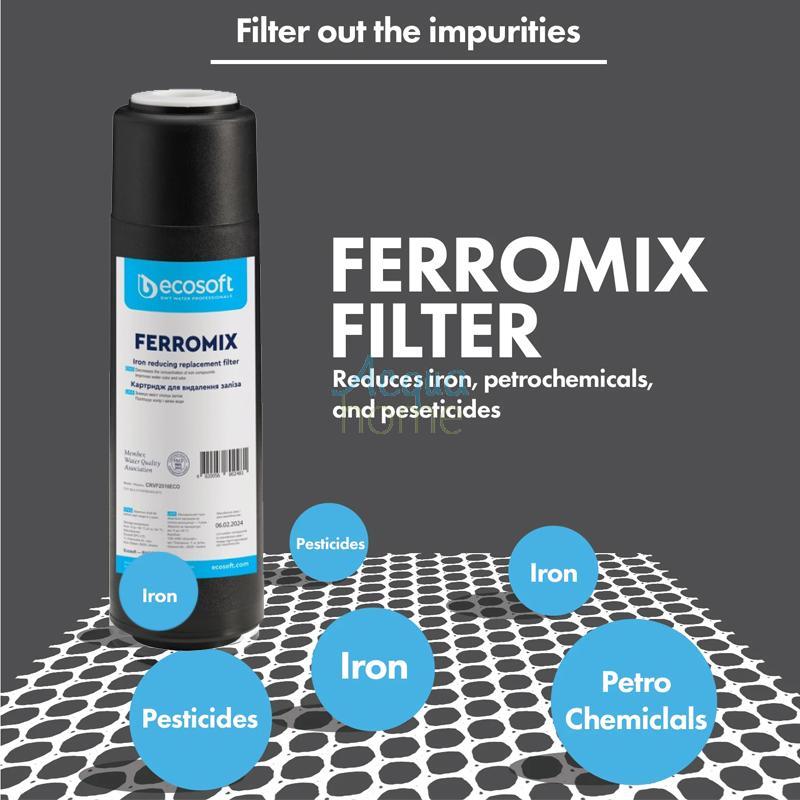 FERROMIX FILTRO A CARTUCCIA 2,5" X 10" ELIMINAZIONE FERRO / MANGANESE - ECOSOFT