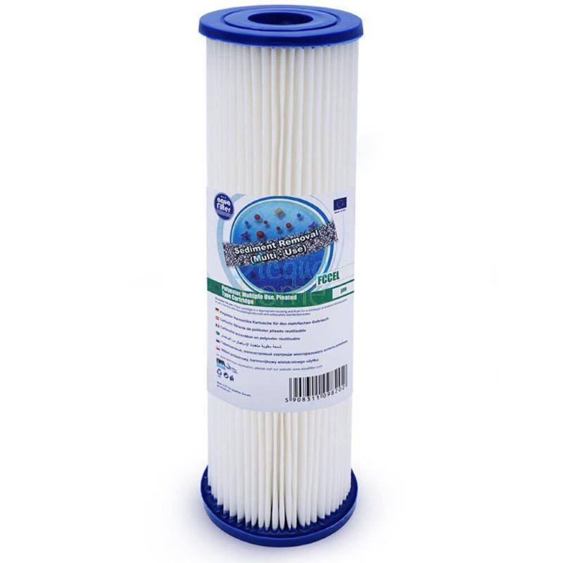 CARTUCCIA PLISSETTATA IN POLIESTERE 10" 20 MICRON (MADE IN EU) 